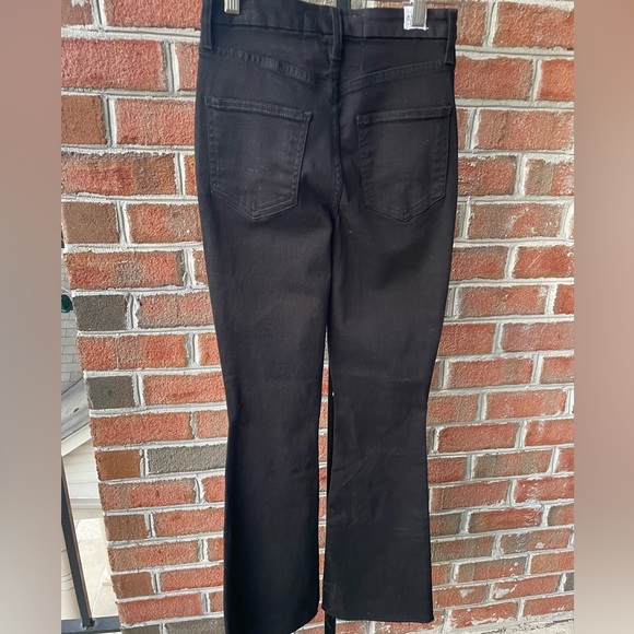 NWT Frank & Eileen Flannigan Flare Leg Jeans, In Black Size 24 - Picture 4 of 7